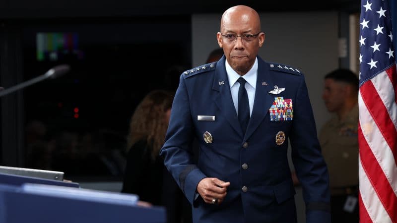 Charles Q Brown Jr: Q. Brown Jr. Criticizes Trump's Use of