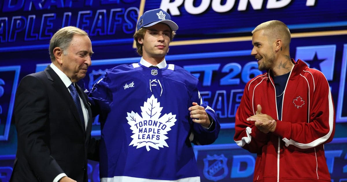 Gavin McKenna Selected by Toronto Maple Leafs at No. 1 in
